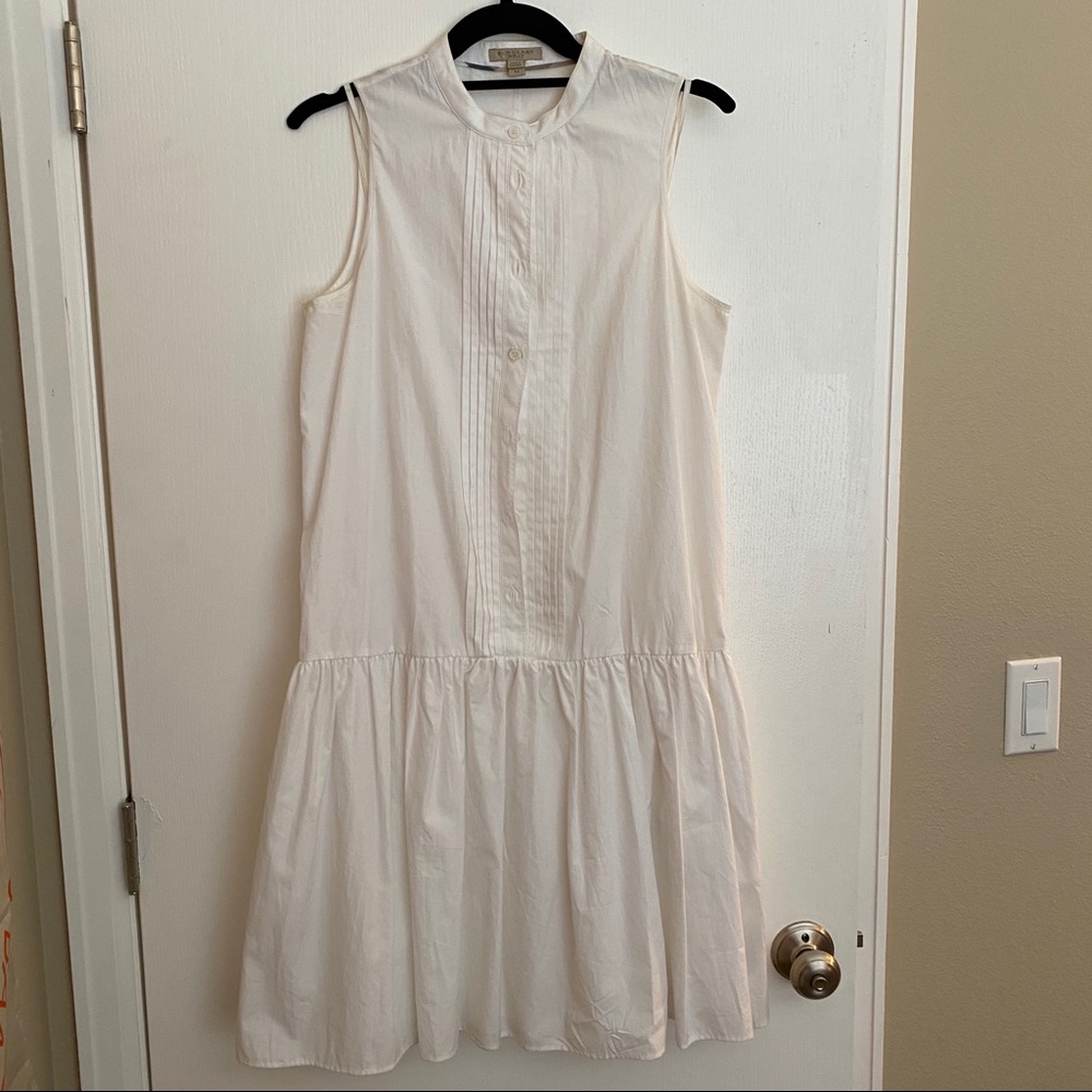 Burberry Brit White Summer Sundress with Slip